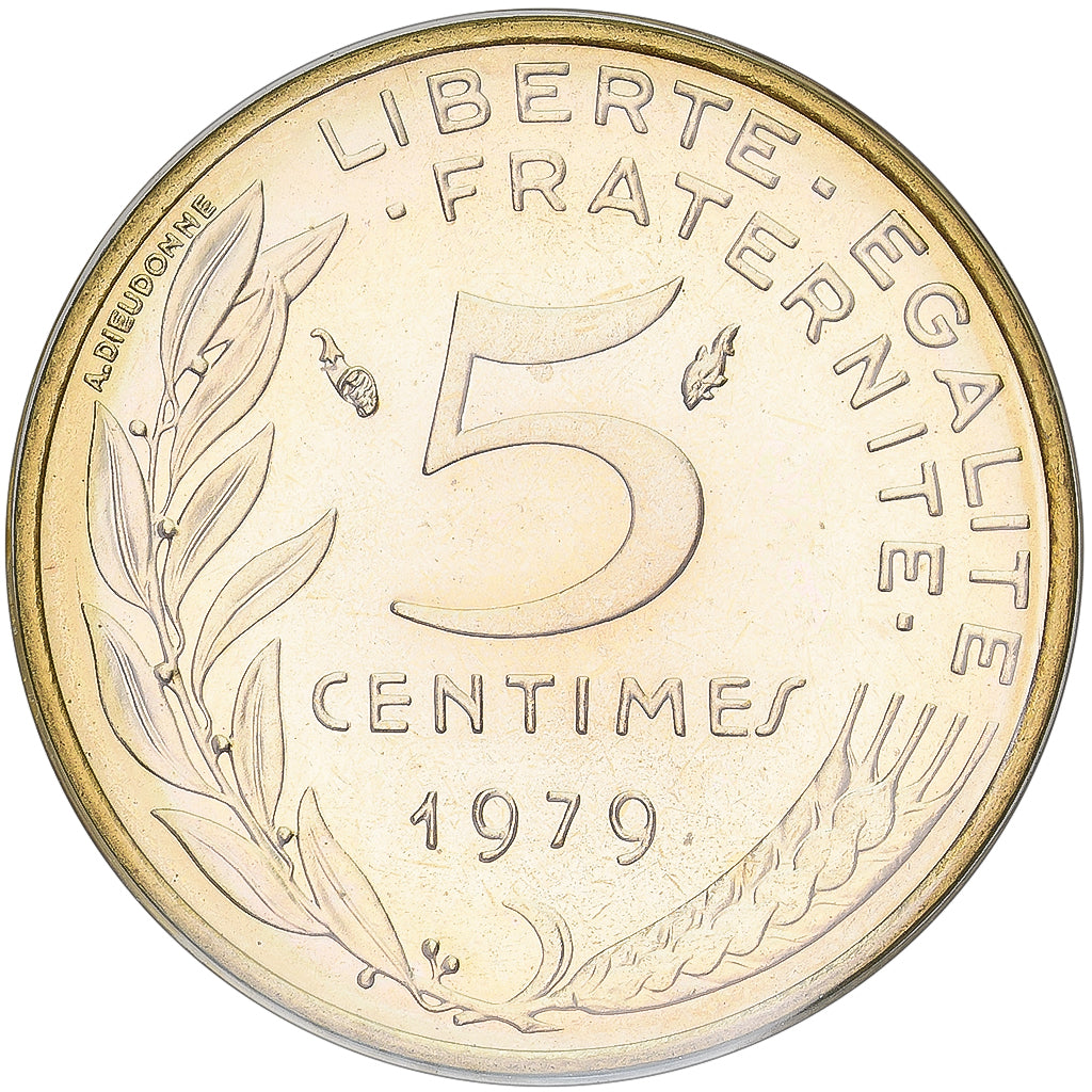 Münze, Frankreich, Marianne, 5 Centimes, 1979, Paris, FDC, STGL