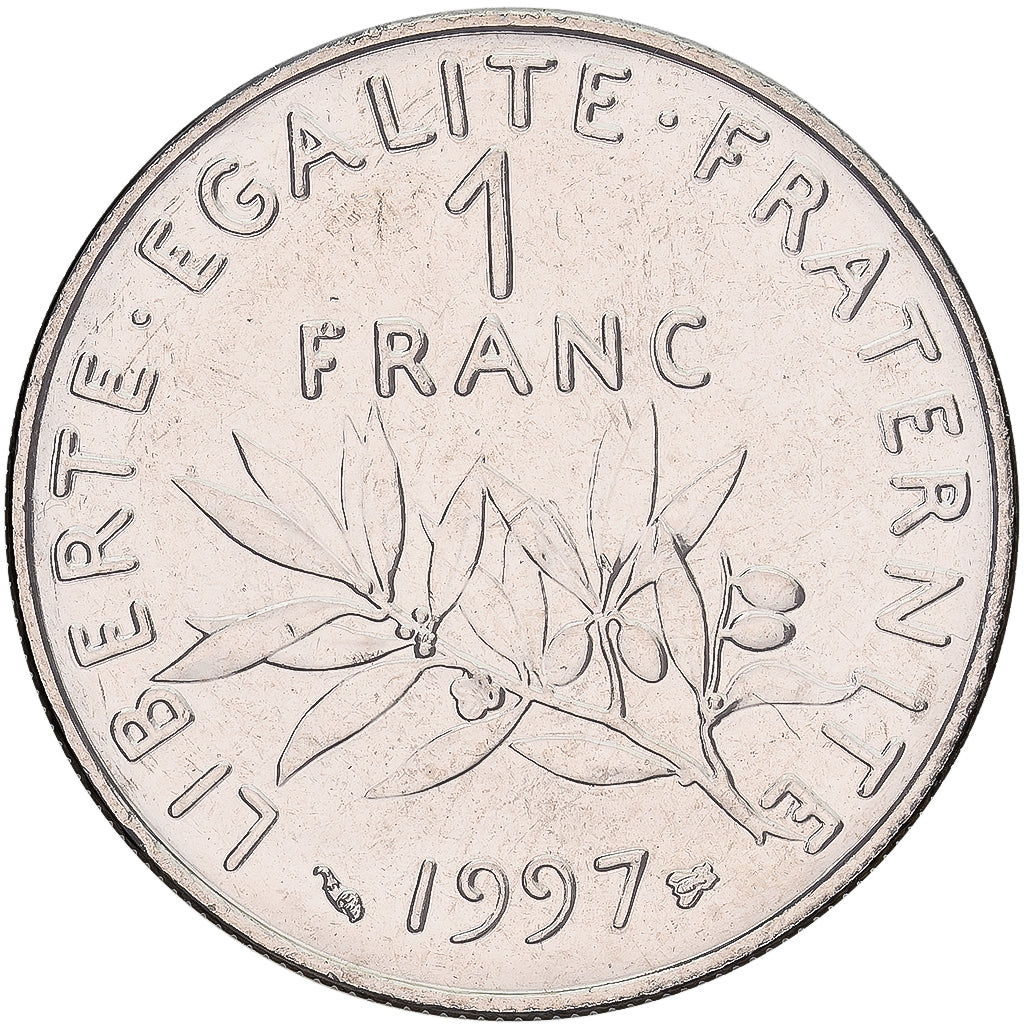 Münze, Frankreich, Semeuse, Franc, 1997, Paris, STGL, Nickel, KM:925.1