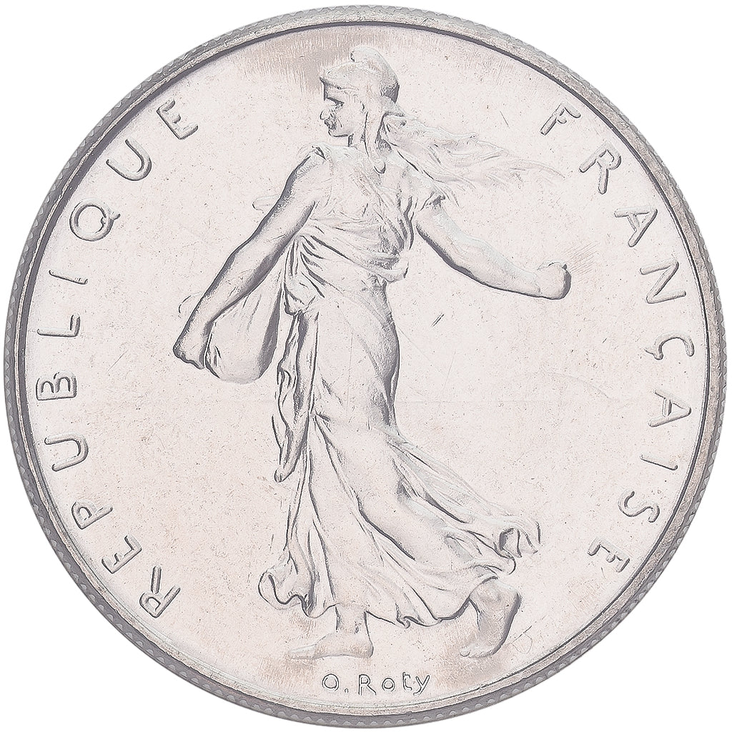 Coin, France, Semeuse, Franc, 1997, Paris, MS(65-70), Nickel, KM:925.1