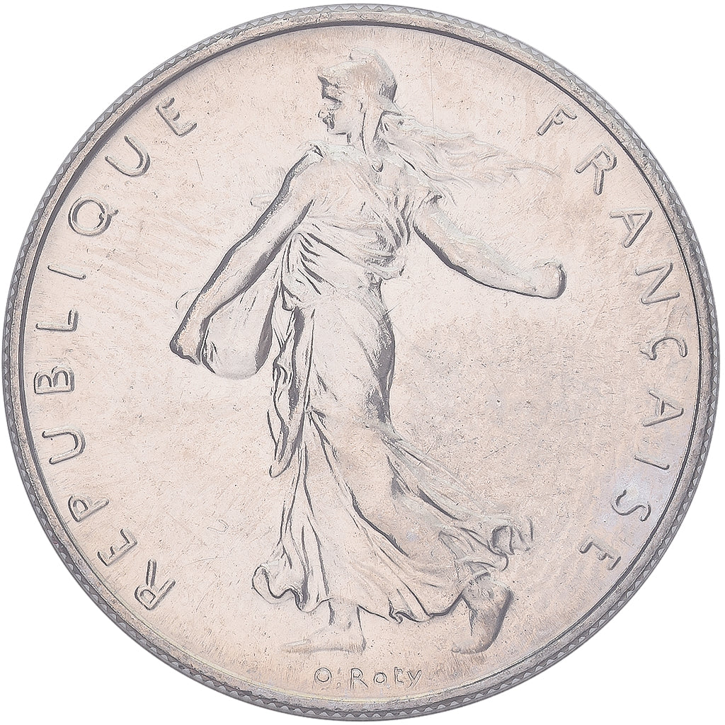 Coin, France, Semeuse, Franc, 1997, Paris, MS(65-70), Nickel, KM:925.1