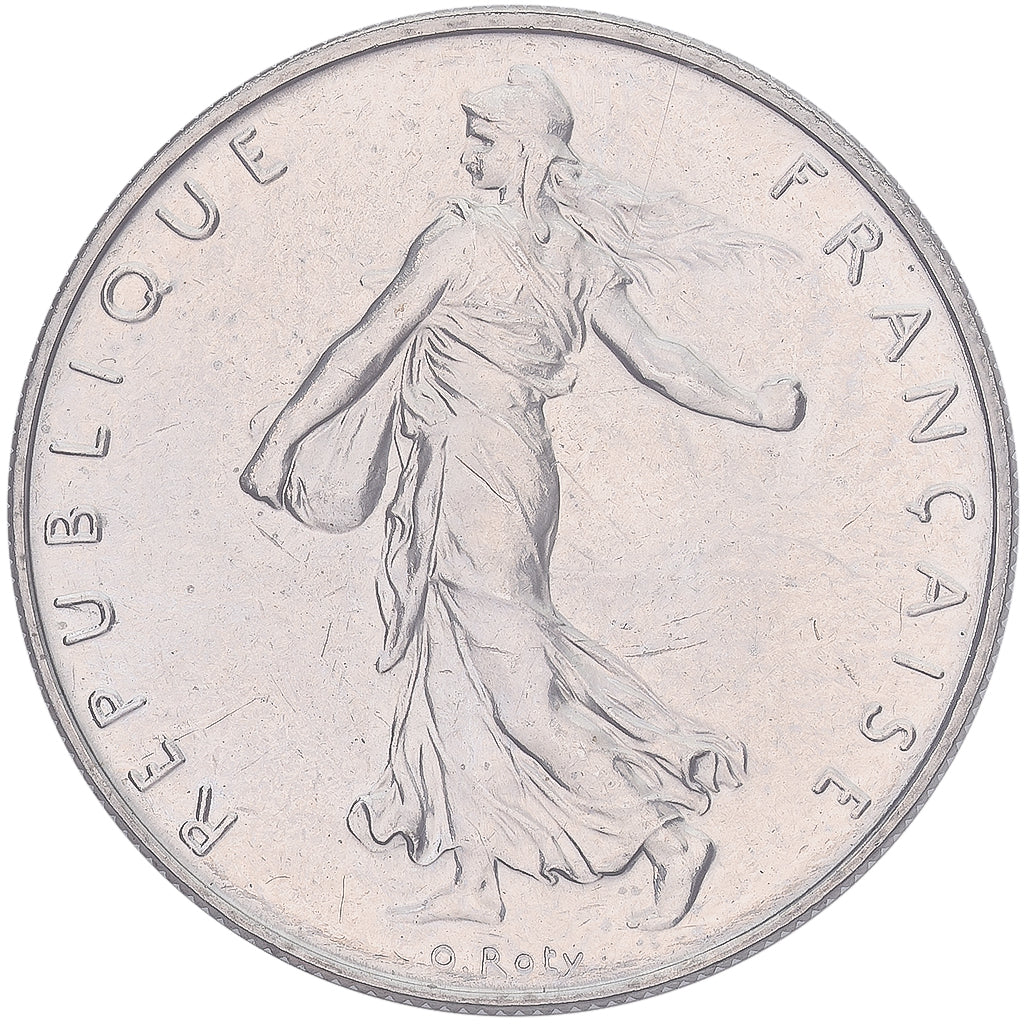 Coin, France, Semeuse, Franc, 1997, Paris, MS(65-70), Nickel, KM:925.1