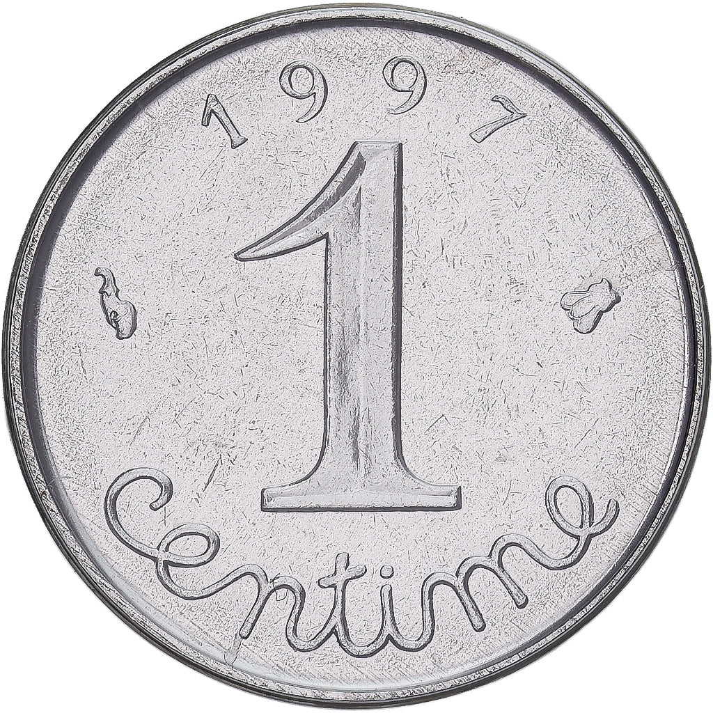 Monnaie, France, Épi, Centime, 1997, Paris, FDC, Acier inoxydable, KM:928