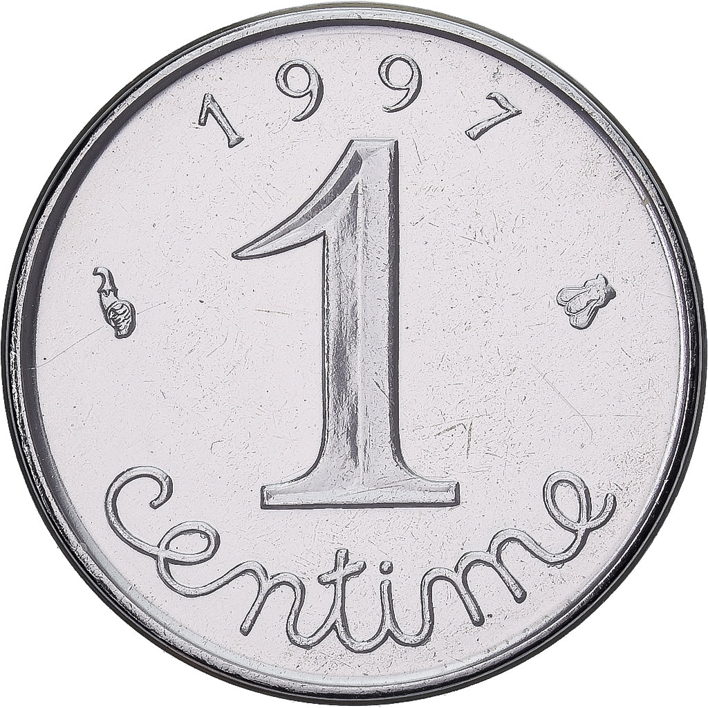 Monnaie, France, Épi, Centime, 1997, Paris, FDC, Acier inoxydable, KM:928