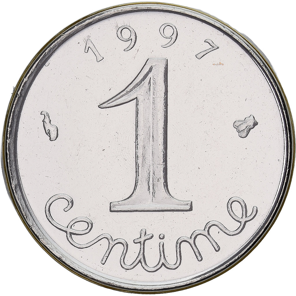 Münze, Frankreich, Épi, Centime, 1997, Paris, STGL, Stainless Steel, KM:928