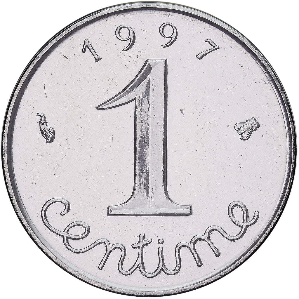 Monnaie, France, Épi, Centime, 1997, Paris, FDC, Acier inoxydable, KM:928