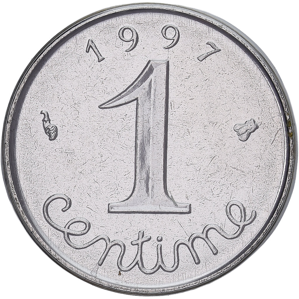Monnaie, France, Épi, Centime, 1997, Paris, FDC, Acier inoxydable, KM:928