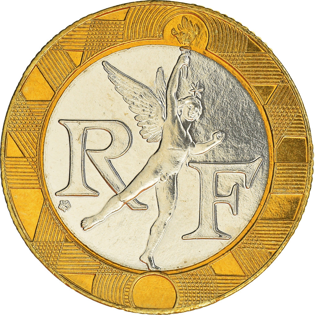 Coin, France, Génie, 10 Francs, 1997, Paris, MS(65-70), Aluminum-Bronze