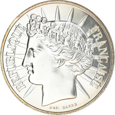 Coin, France, Fraternité, 100 Francs, 1988, Paris, MS(65-70), Silver, KM:966