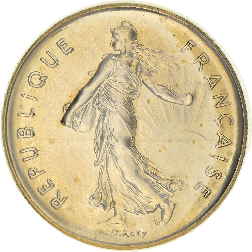 Münze, Frankreich, Semeuse, 5 Francs, 1980, Paris, STGL, Nickel Clad