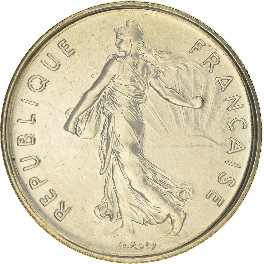 Münze, Frankreich, Semeuse, 5 Francs, 1980, Paris, STGL, Nickel Clad