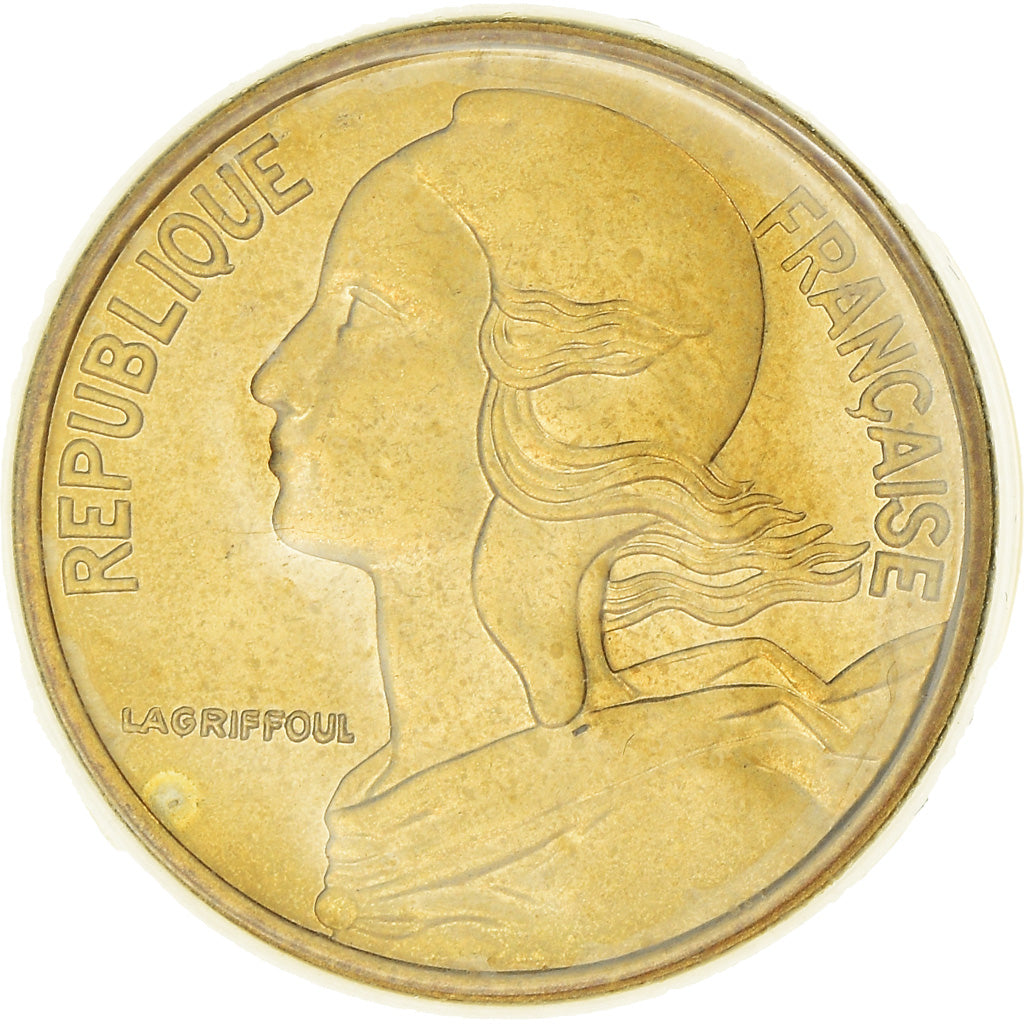 Moneda, Francia, Marianne, 5 Centimes, 1980, Paris, Lagriffoul, FDC, Aluminio -