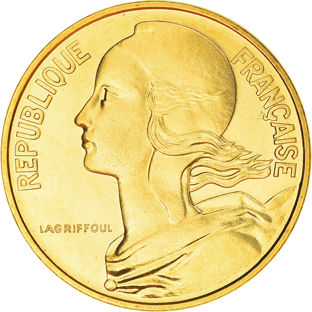Coin, France, Marianne, 10 Centimes, 1974, Paris, Lagriffoul, MS(65-70)