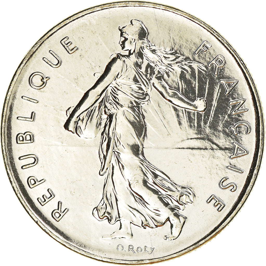 Coin, France, Semeuse, 5 Francs, 1998, Paris, MS(65-70), Nickel Clad