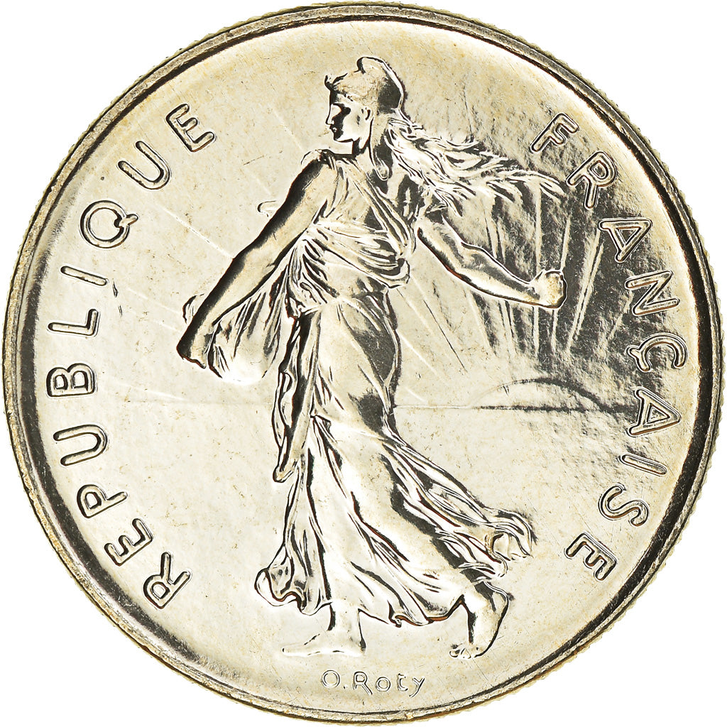Coin, France, Semeuse, 5 Francs, 1998, Paris, MS(65-70), Nickel Clad
