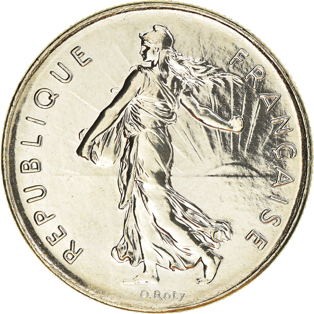 Coin, France, Semeuse, 5 Francs, 1998, Paris, MS(65-70), Nickel Clad