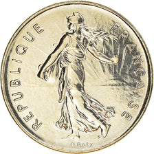 Moneda, Francia, Semeuse, 5 Francs, 1998, Paris, FDC, Níquel recubierto de