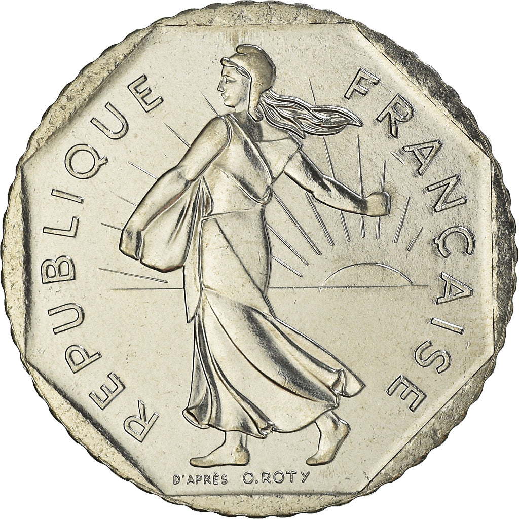 Moneta, Francia, Semeuse, 2 Francs, 1998, FDC, Nichel, KM:942.1, Gadoury:547