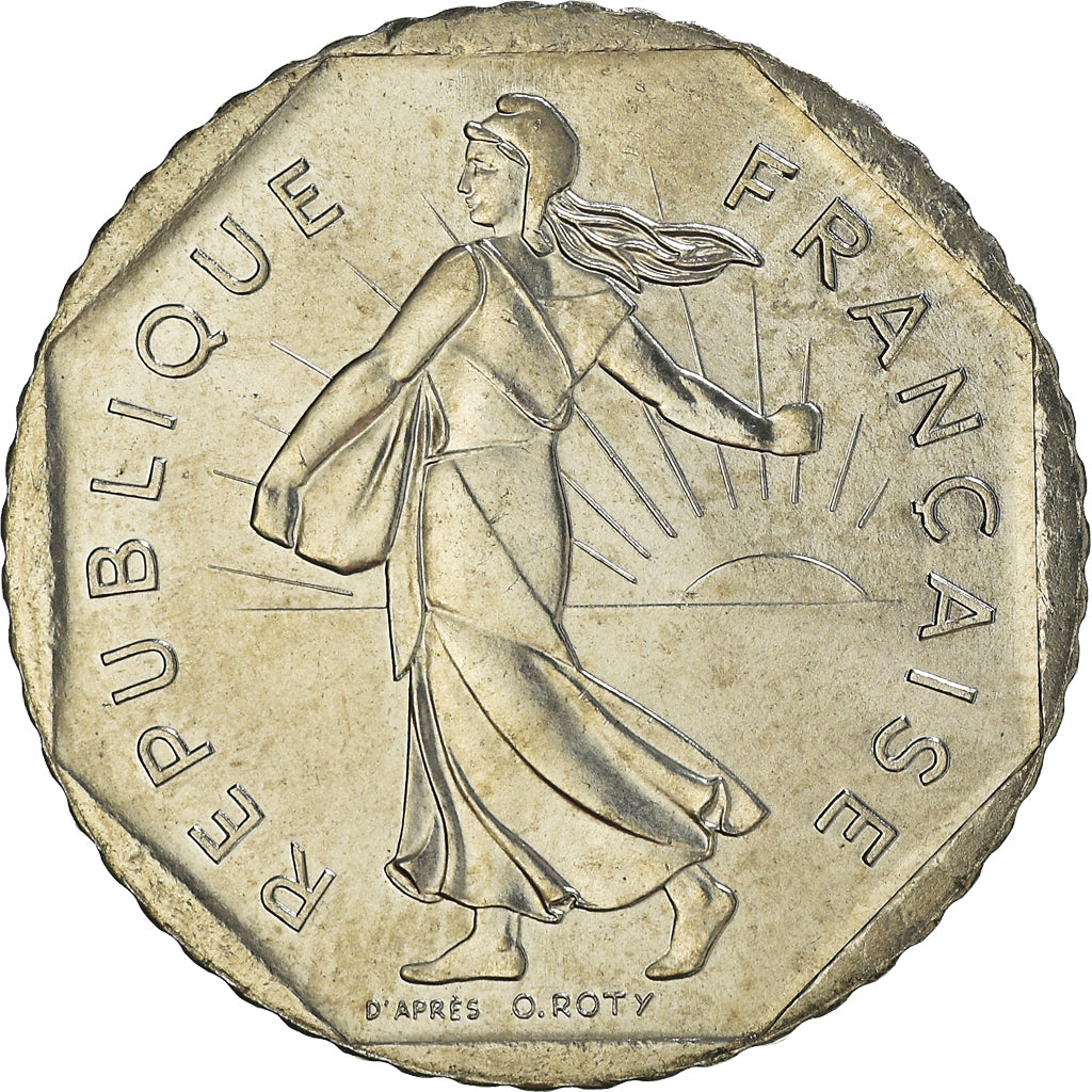 Moneta, Francja, Semeuse, 2 Francs, 1998, MS(64), Nikiel, KM:942.1, Gadoury:547