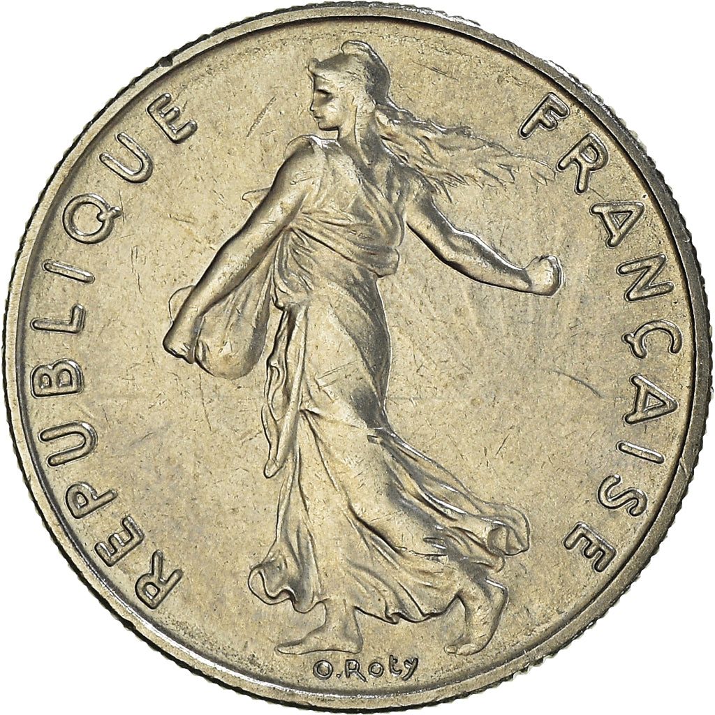 Moeda, França, Semeuse, 1/2 Franc, 1998, Paris, FDC, MS(65-70), Níquel