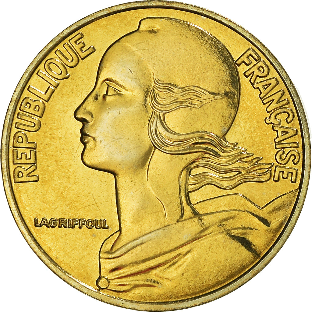 Moneta, Francia, Marianne, 10 Centimes, 1998, Paris, Lagriffoul, FDC