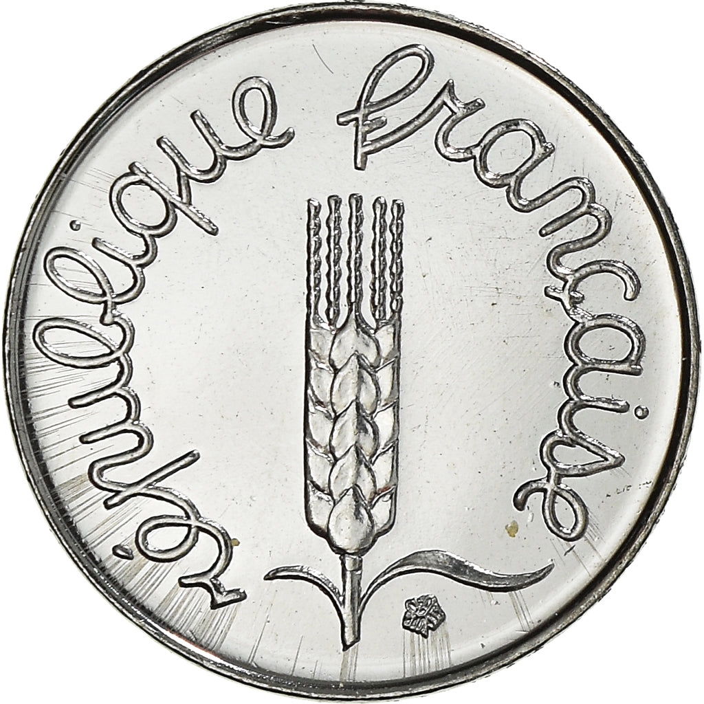 Coin, France, Épi, Centime, 1998, Paris, MS(65-70), Stainless Steel, KM:928