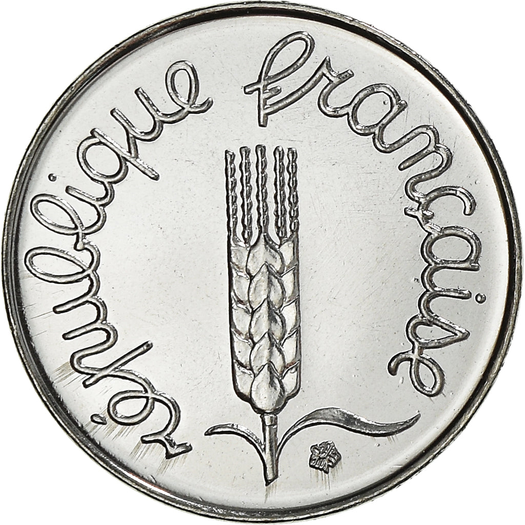 Coin, France, Épi, Centime, 1998, Paris, MS(65-70), Stainless Steel, KM:928