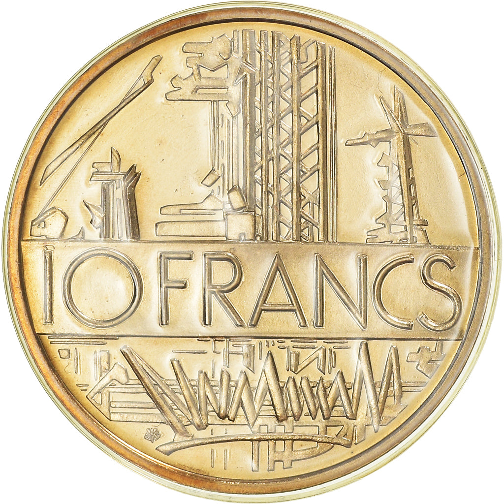 Coin, France, Mathieu, 10 Francs, 1978, Paris, MS(65-70), Nickel-brass, KM:940