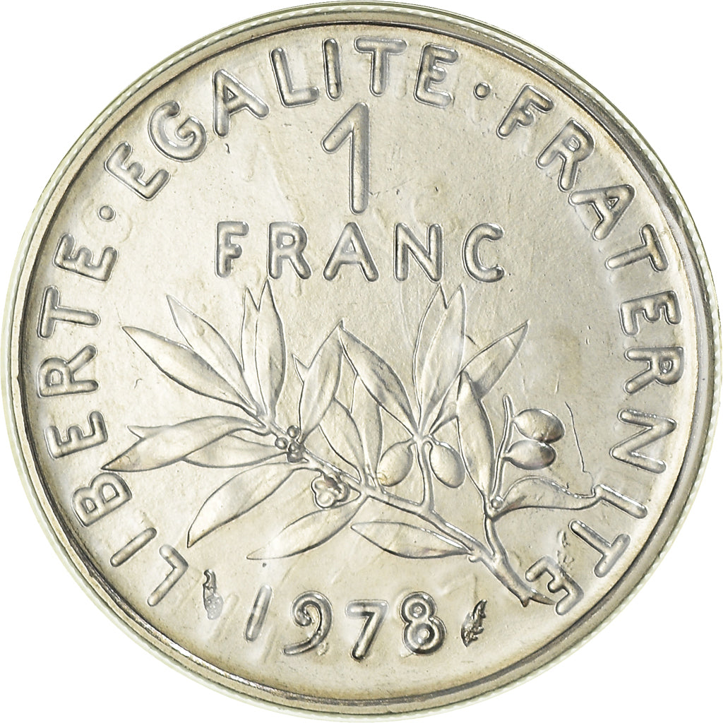 Monnaie, France, Semeuse, Franc, 1978, Paris, FDC, Nickel, Gadoury:474, KM:925.1