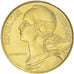 Coin, France, Marianne, 20 Centimes, 1977, Paris, FDC, MS(65-70)