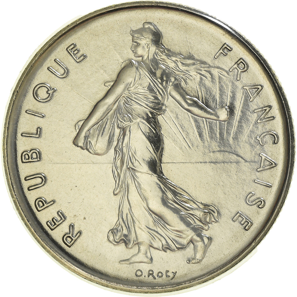Coin, France, Semeuse, 5 Francs, 1984, Paris, FDC, MS(65-70), Nickel Clad