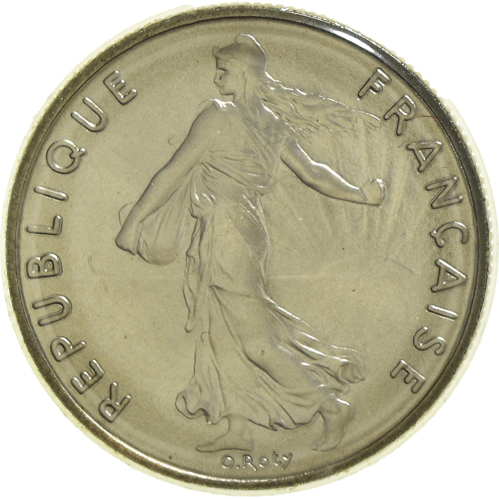 Coin, France, Semeuse, 1/2 Franc, 1984, Paris, FDC, MS(65-70), Nickel, KM:931.1