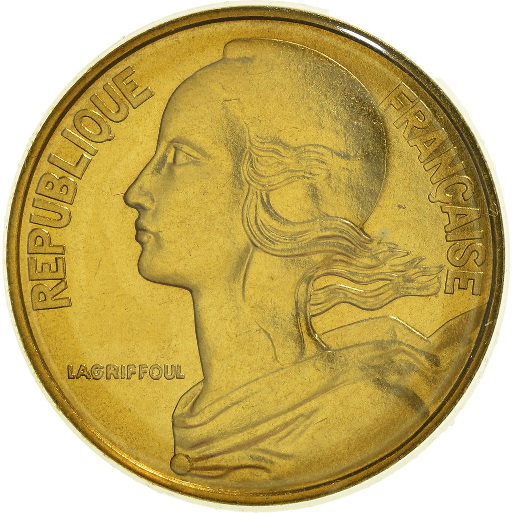 Monnaie, France, Marianne, 20 Centimes, 1984, Paris, Lagriffoul, FDC