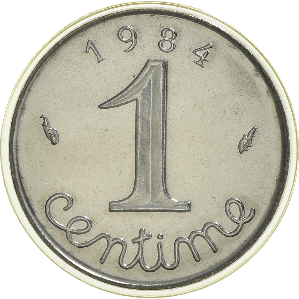 Coin, France, Épi, Centime, 1984, Paris, FDC, MS(65-70), Stainless Steel