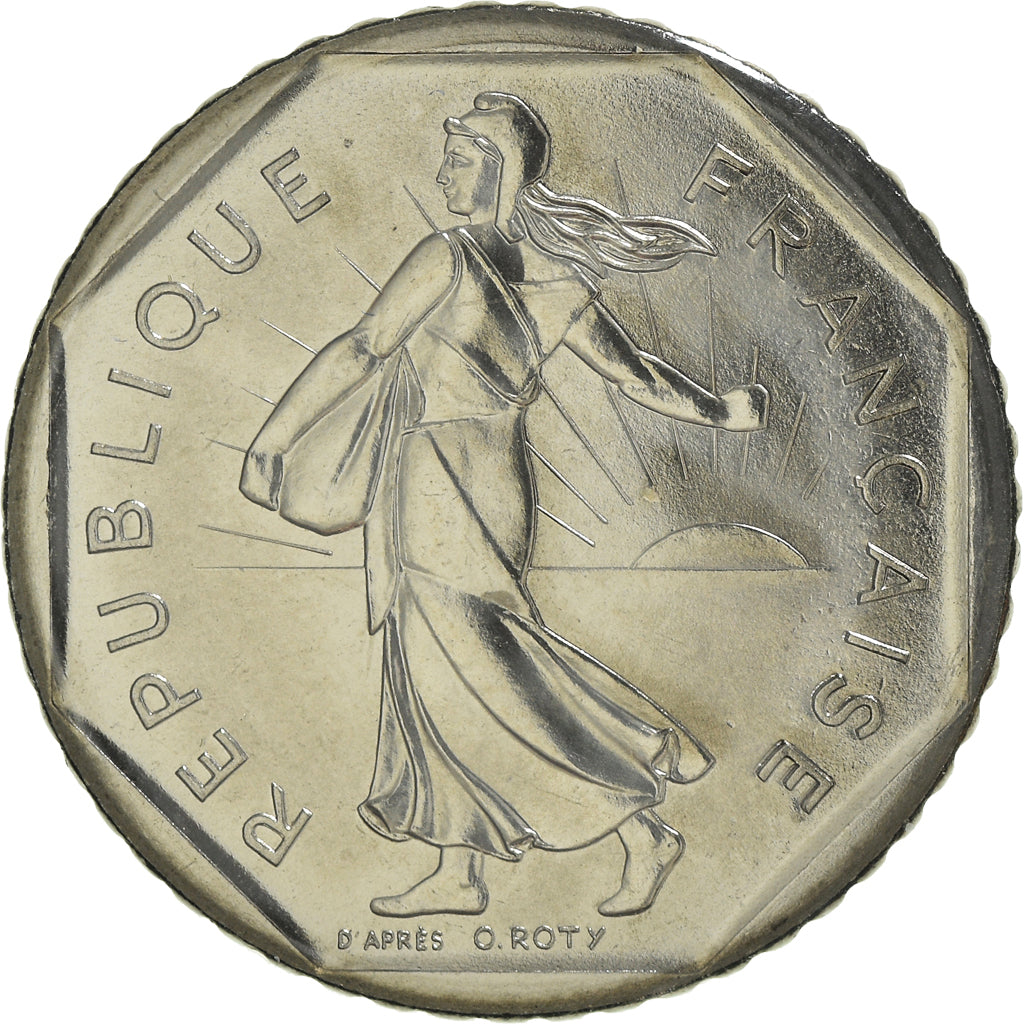 Coin, France, Semeuse, 2 Francs, 1981, Paris, FDC, MS(65-70), Nickel, KM:942.1