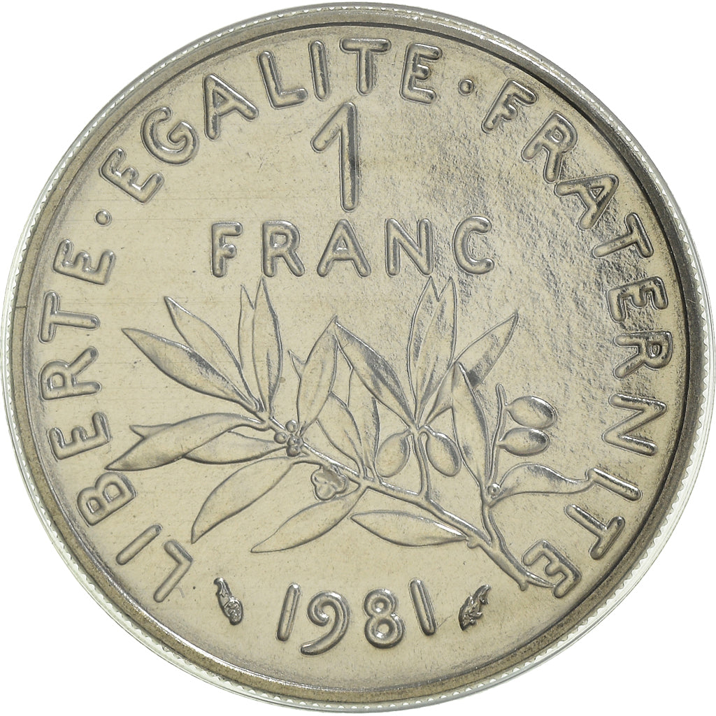Monnaie, France, Semeuse, Franc, 1981, Paris, FDC, FDC, Nickel, Gadoury:474