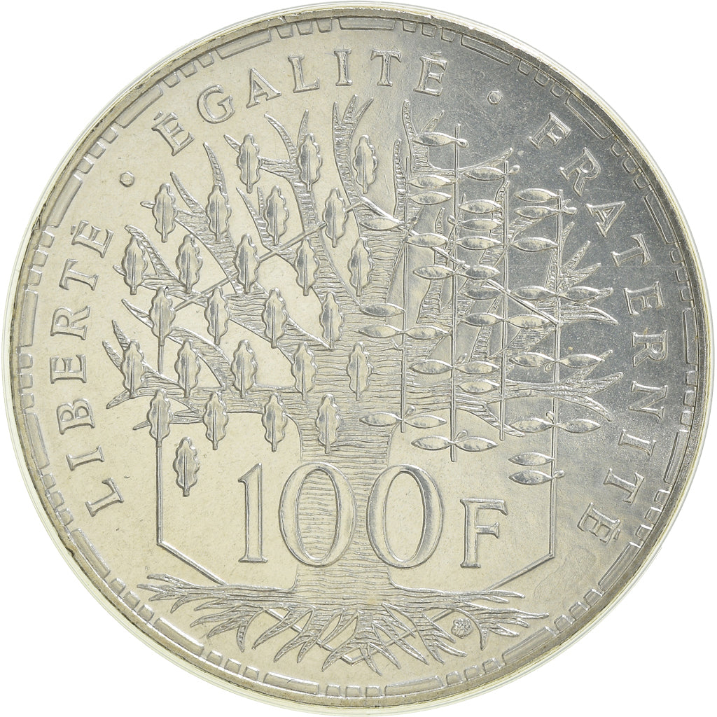 Coin, France, Panthéon, 100 Francs, 1982, Paris, FDC, MS(65-70), Silver