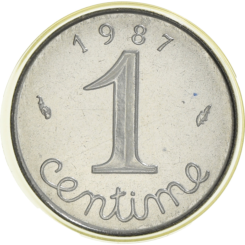 Coin, France, Épi, Centime, 1987, Paris, FDC, MS(65-70), Stainless Steel