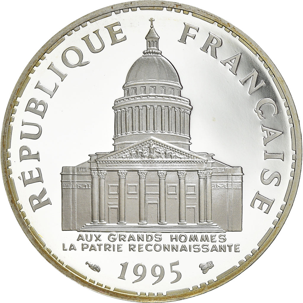 Coin, France, Panthéon, 100 Francs, 1995, Paris, Proof, MS(65-70), Silver