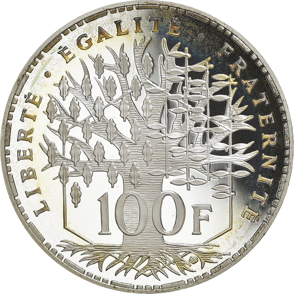 Coin, France, Panthéon, 100 Francs, 1995, Paris, Proof, MS(65-70), Silver