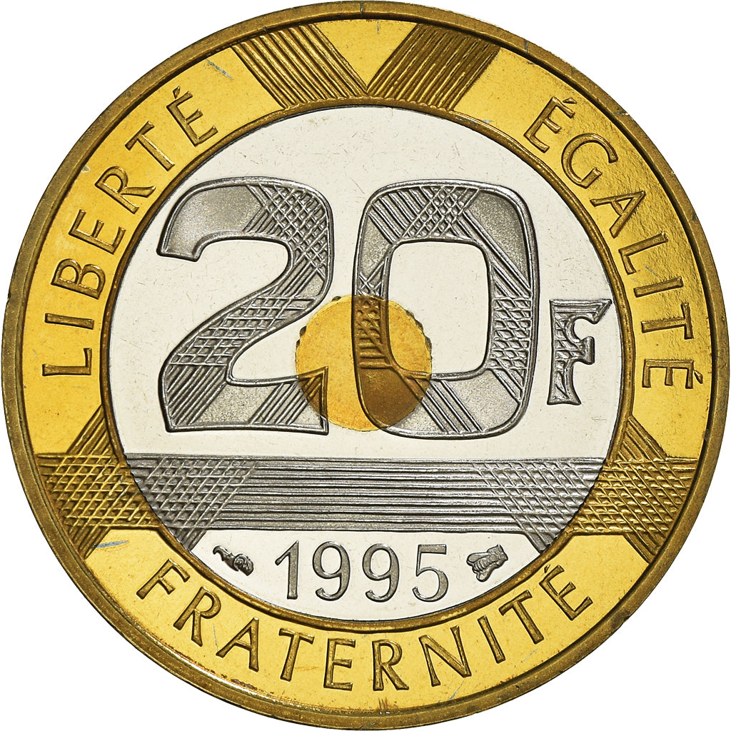 Monnaie, France, Mont Saint Michel, 20 Francs, 1995, Paris, Proof, FDC