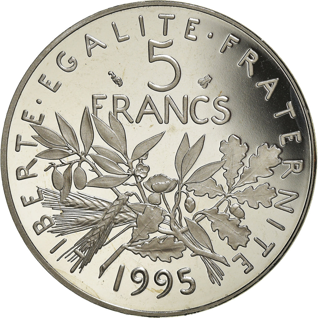 Coin, France, Semeuse, 5 Francs, 1995, Paris, Proof, MS(65-70), Nickel Clad