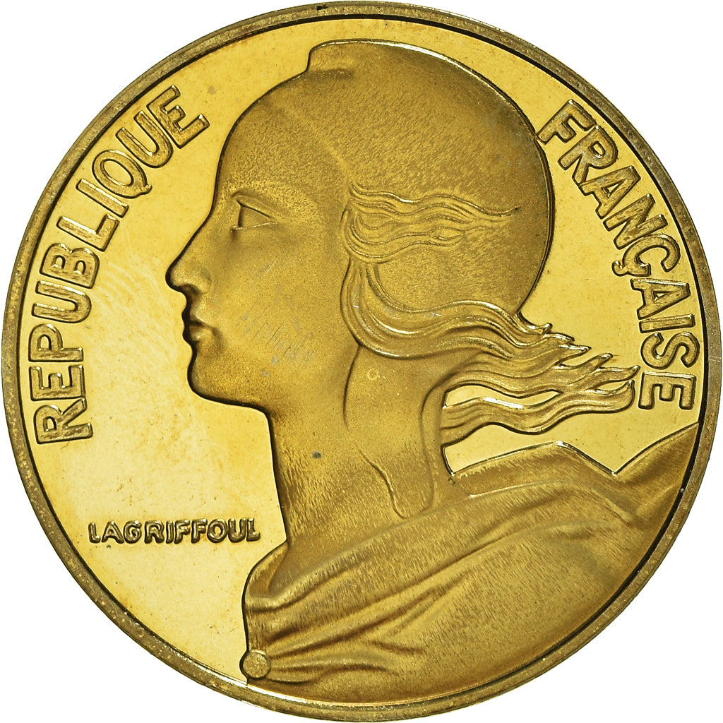 Monnaie, France, Marianne, 20 Centimes, 1995, Paris, Proof / BE, FDC