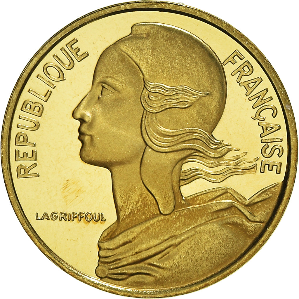 Coin, France, Marianne, 5 Centimes, 1995, Paris, Proof / BE, MS(65-70)