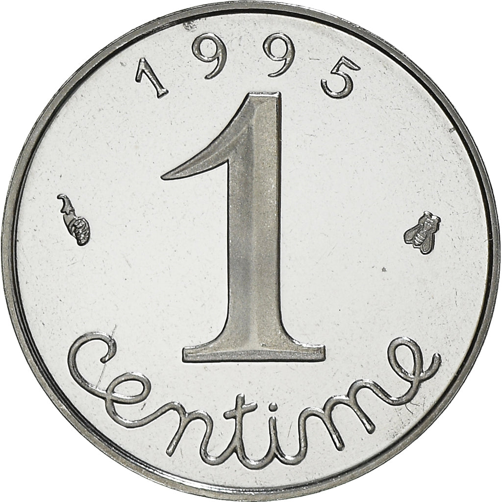 Moneta, Francia, Épi, Centime, 1995, Paris, Proof, FDC, Acciaio inossidabile