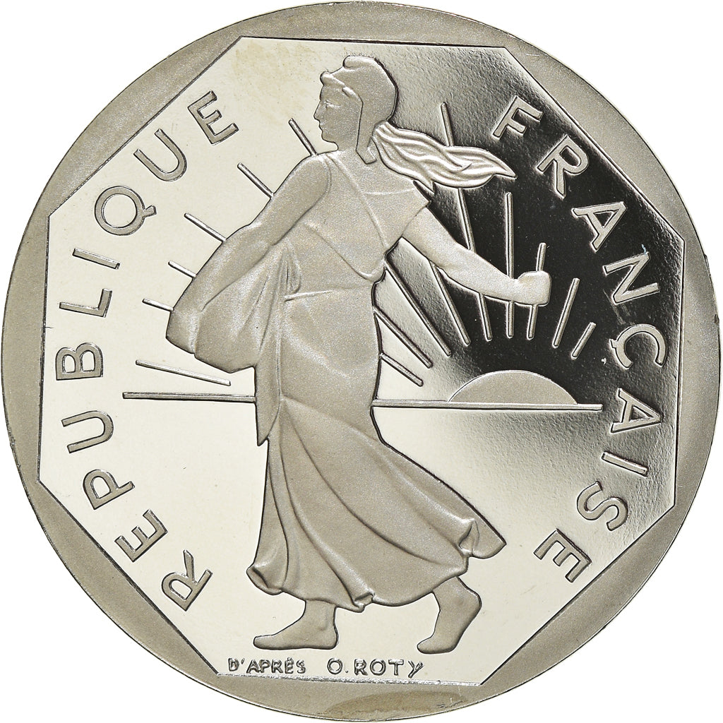 Coin, France, Semeuse, 2 Francs, 1995, Paris, Proof, MS(65-70), Nickel