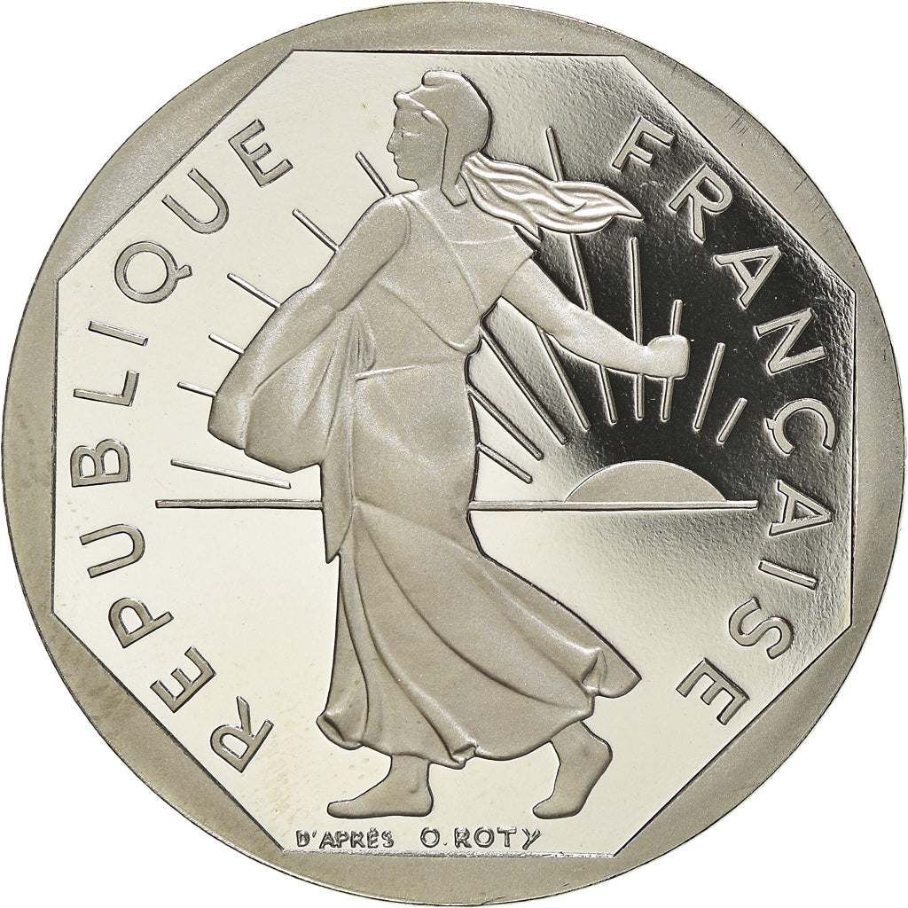Coin, France, Semeuse, 2 Francs, 1995, Paris, Proof, MS(65-70), Nickel