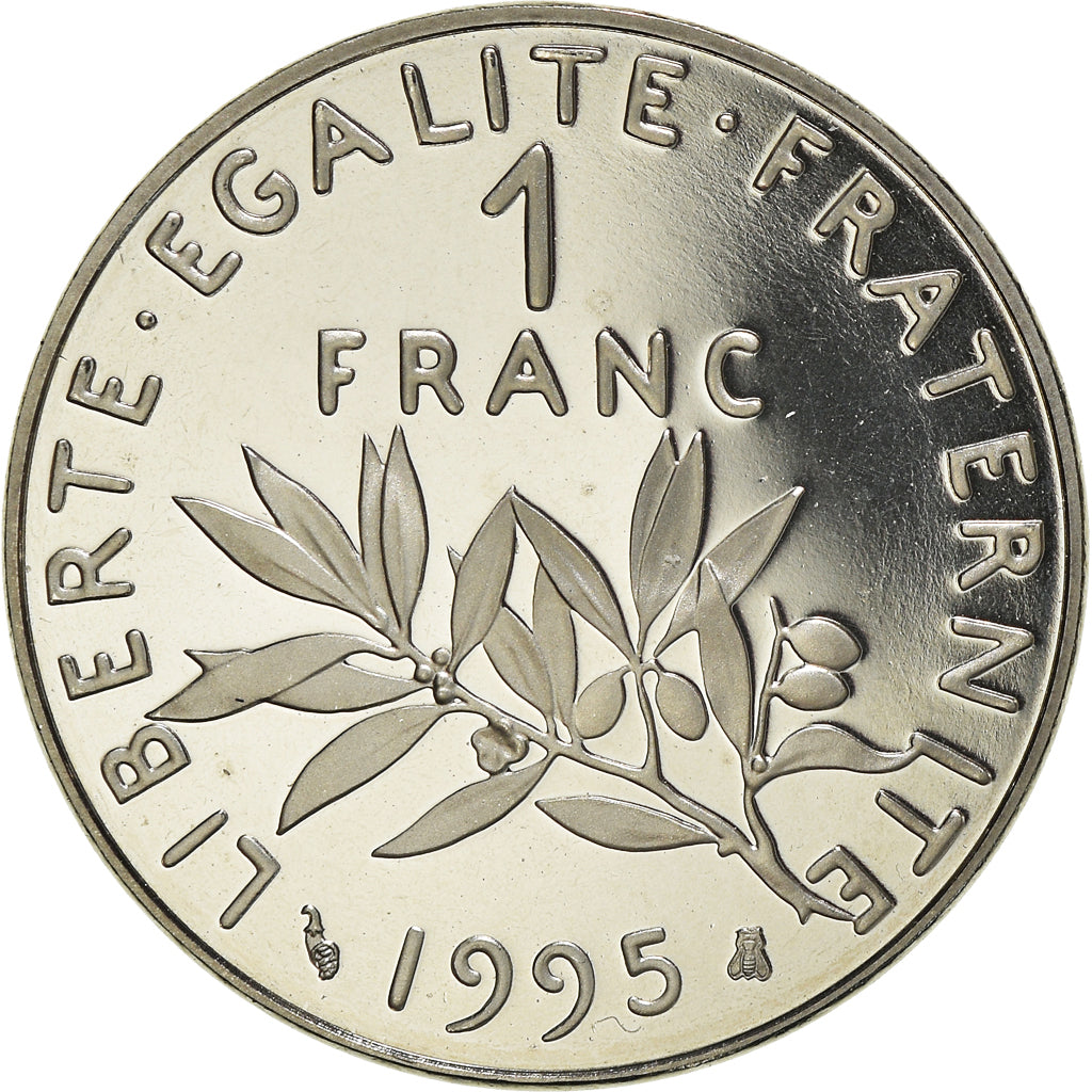 Monnaie, France, Semeuse, Franc, 1995, Paris, Proof, FDC, Nickel, Gadoury:474b