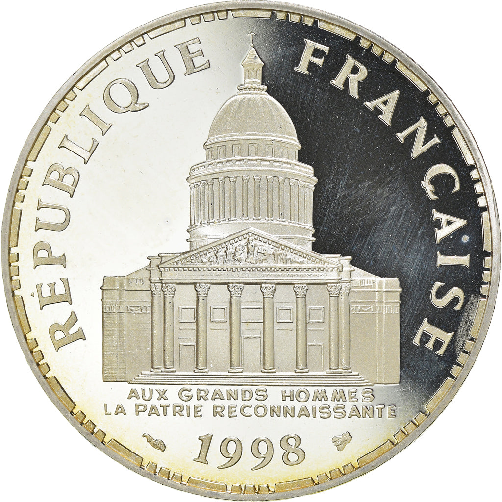Coin, France, Panthéon, 100 Francs, 1998, Paris, Proof, MS(65-70), Silver