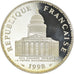 Coin, France, Panthéon, 100 Francs, 1998, Paris, Proof, MS(65-70), Silver