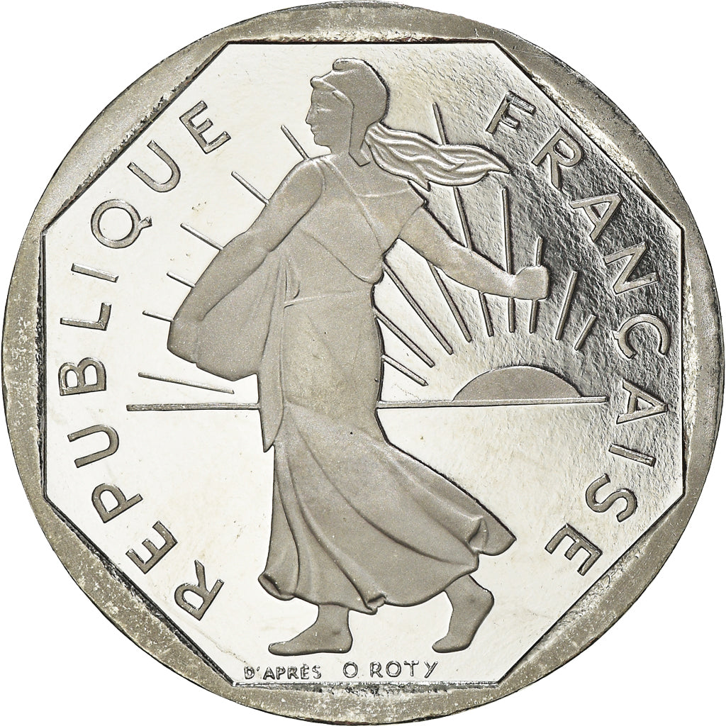 Coin, France, Semeuse, 2 Francs, 1998, Paris, Proof, MS(65-70), Nickel
